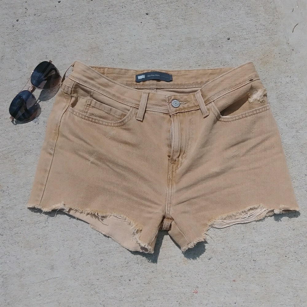 High rise Levis short
